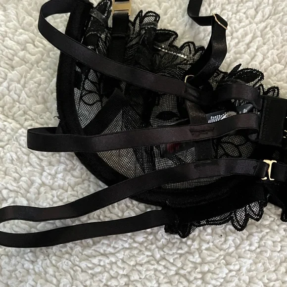 Sold- Bluebella for Victoria Secret Madeleine Black Underwire Bra - Picture 10 of 12